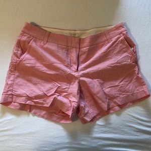 Size 12 J. Crew pink shorts